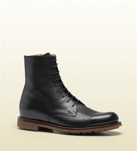 gucci lace up stivale militare|gucci lace ups.